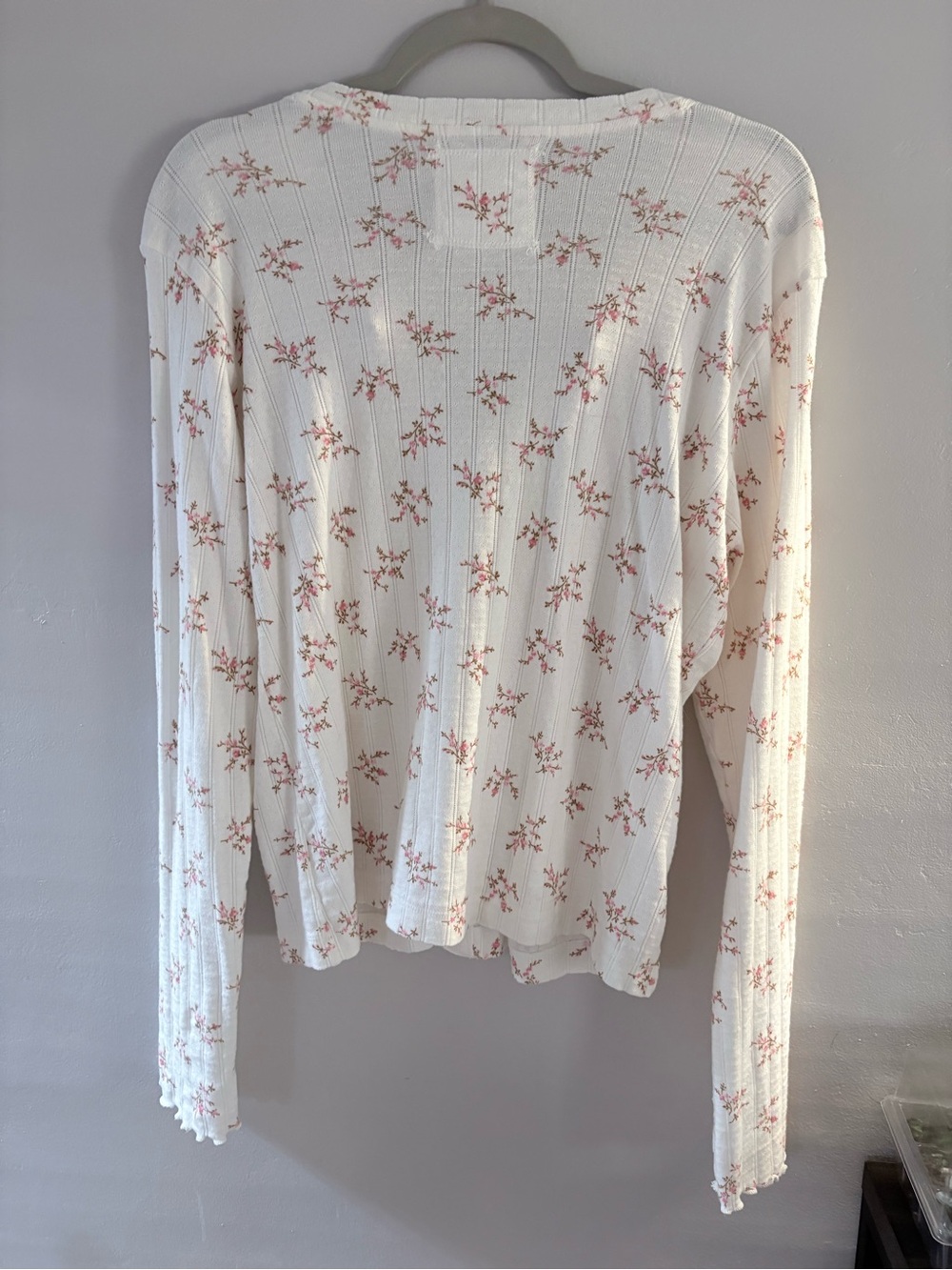 Aerie floral button down sweater - Picture 2 of 4